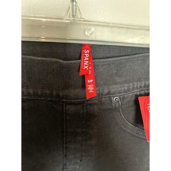 NEW Spanx denim legging jean jegging distressed black skinny stretch Small - Picture 10 of 16